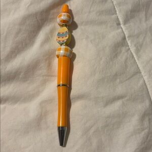HANDMADE EASTER PEN ORANGE